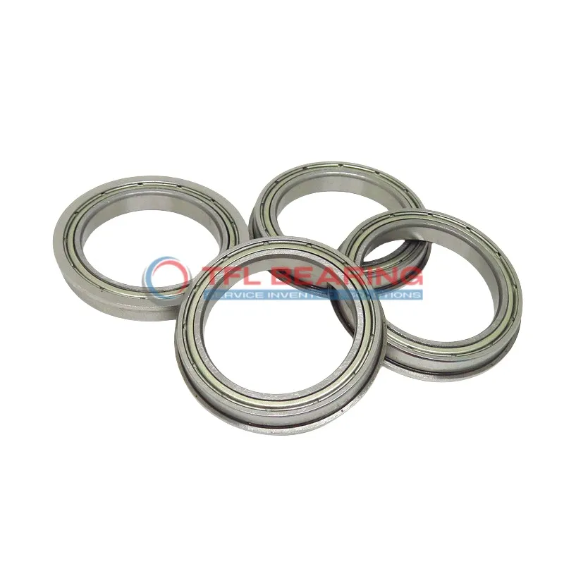 Flanged Deep Groove Ball Bearings D/W R1-4 R-2ZS
